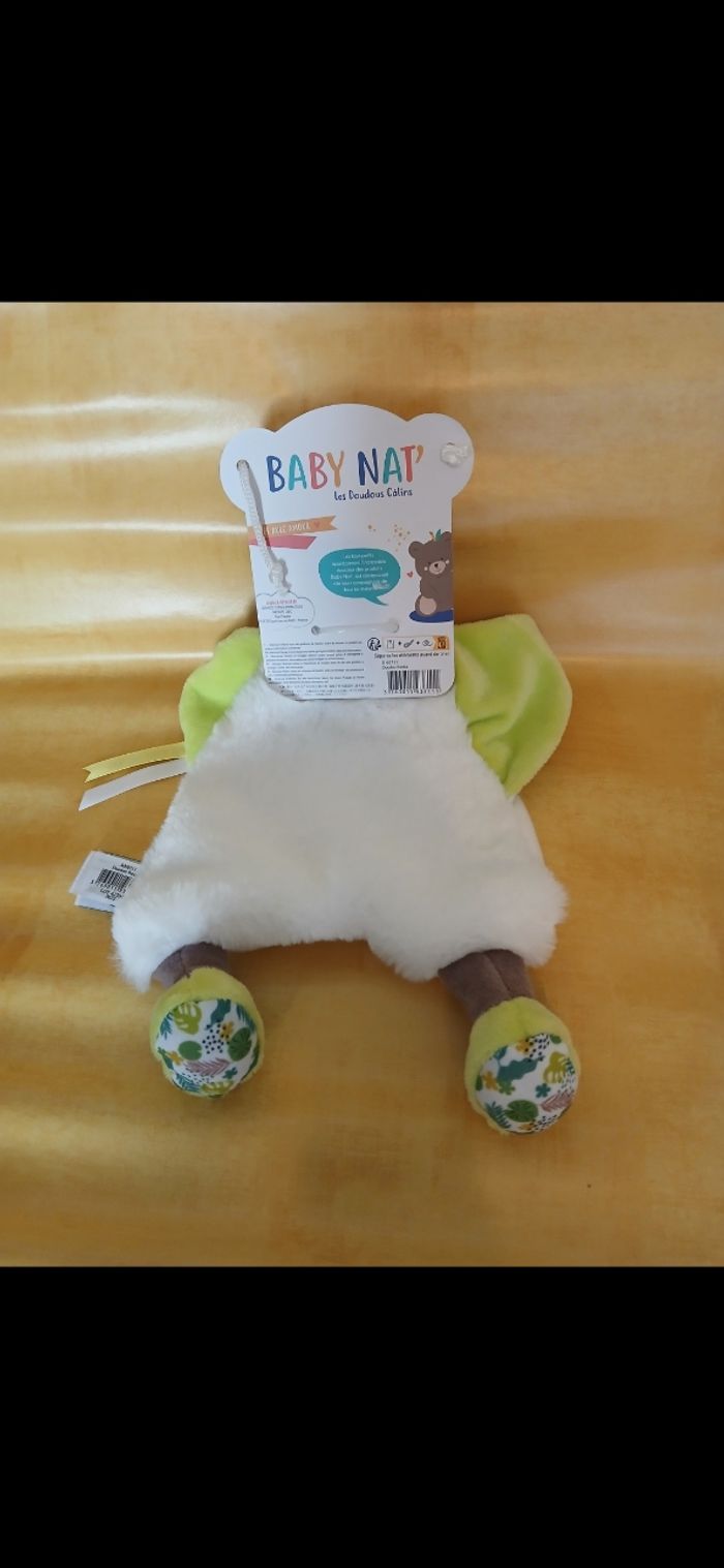 doudou bebe rhinocéros garçon baby nat 0 mois - photo numéro 2