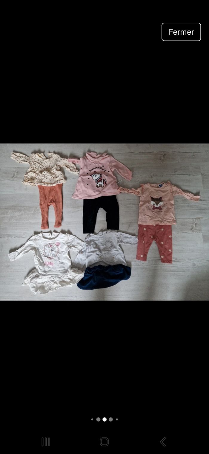 (Gros) lot vêtements bébé fille 6 mois très bon état - photo numéro 5