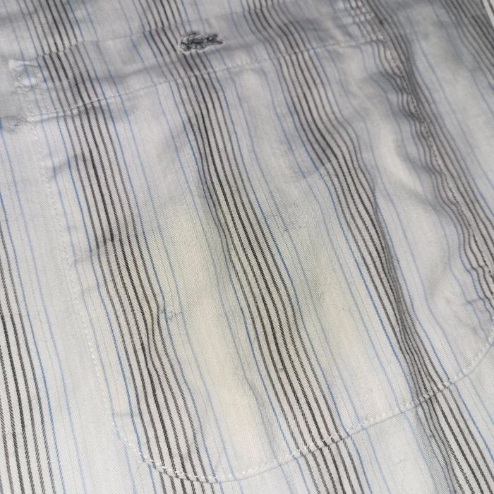 Chemise à Rayure - Manche Longue 👔 Lacoste - Taille 41 - photo numéro 8