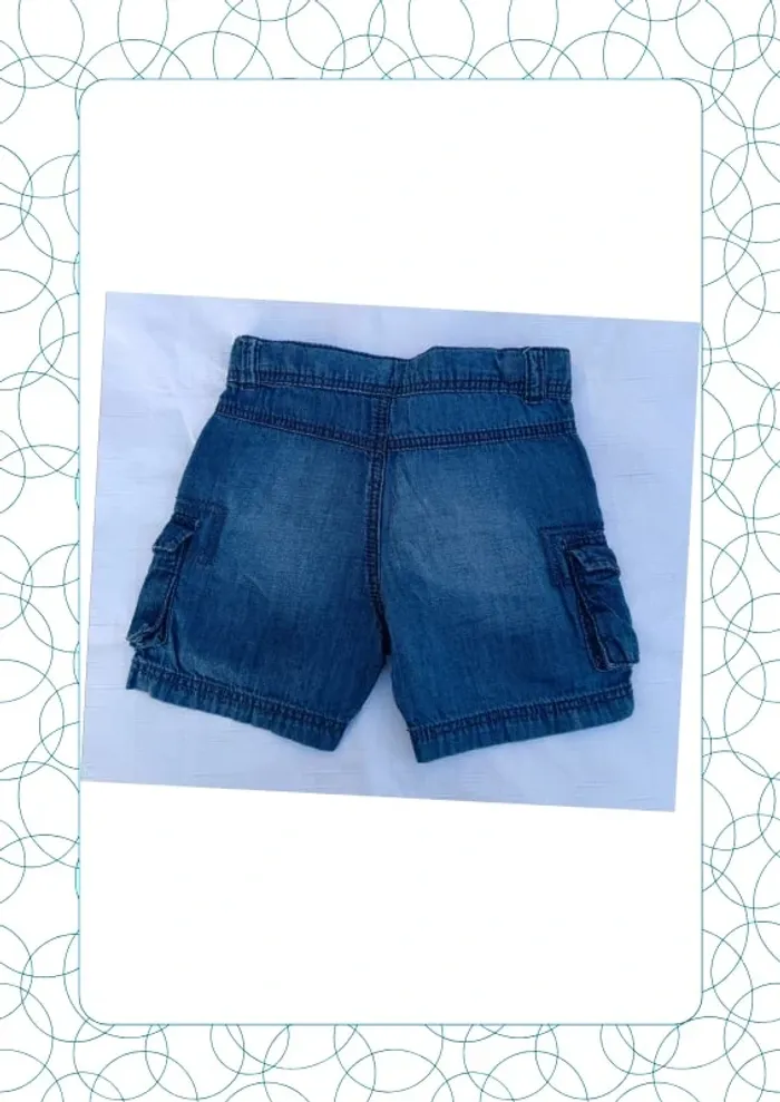 Short en jean 6 mois Tape à l'oeil - photo numéro 3