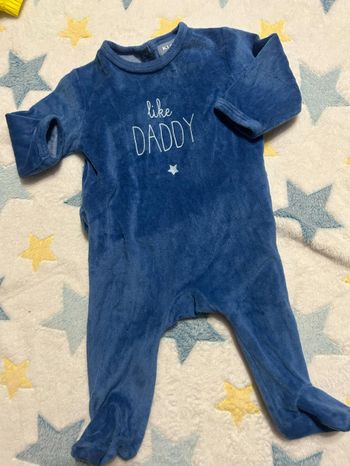 Pyjama en velours Kiabi