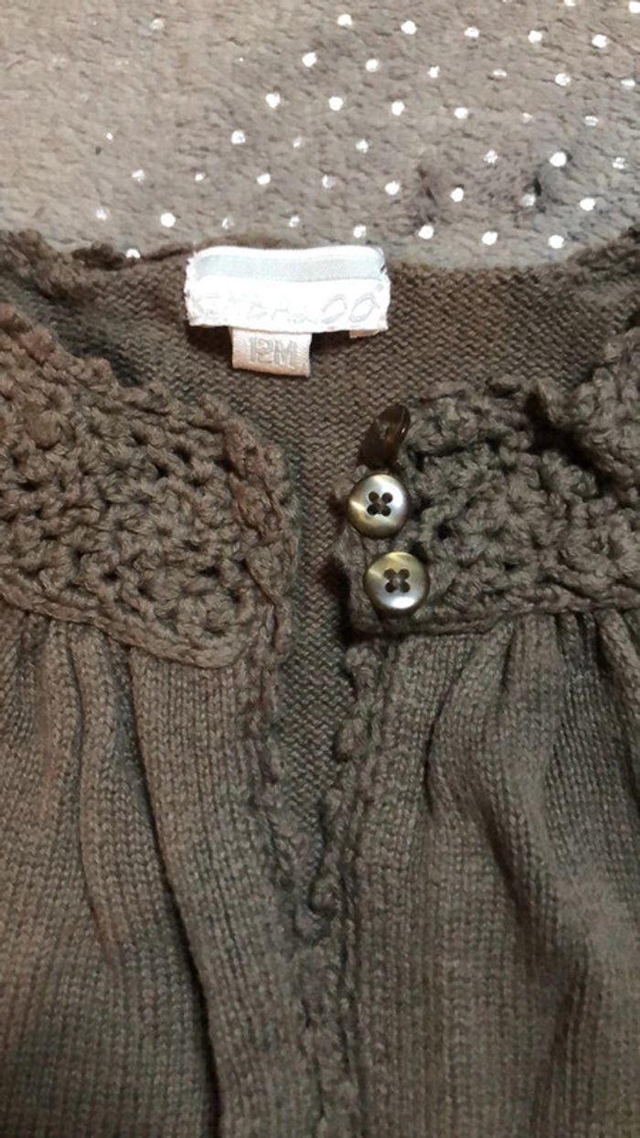 Gilet en laine fille 12 mois - photo numéro 3