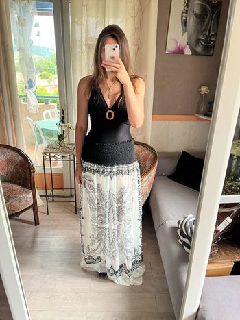 Jupe longue maxi skirt bohème champêtre vintage y2k 2000yer
