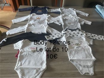 10 bodies 12 mois garçon