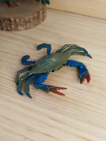 Figurine crabe Bleu animal de la Mer