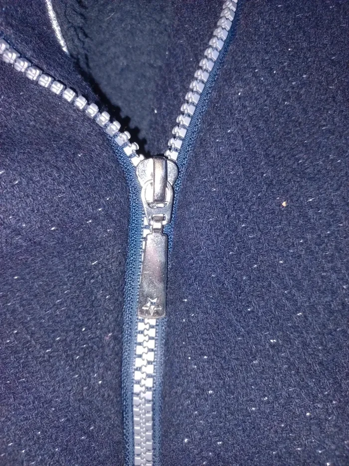 Manteau vertbaudet fille 7ans marine - photo numéro 3