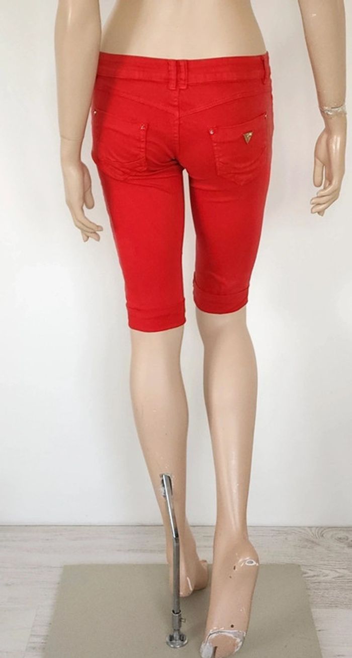 Bermuda rouge Miss Y T.36 - photo numéro 4