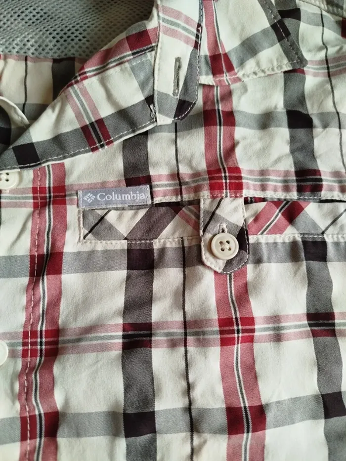 Chemise vintage homme manches courtes Columbia - photo numéro 3
