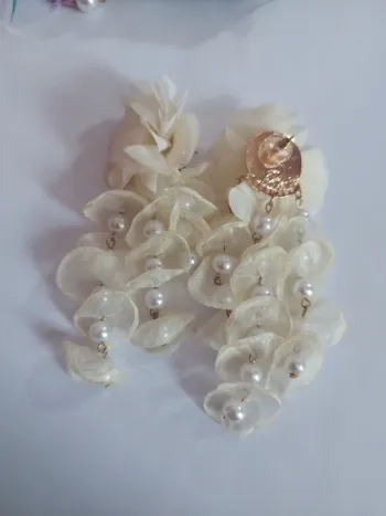 Boucle d'oreille fleurs