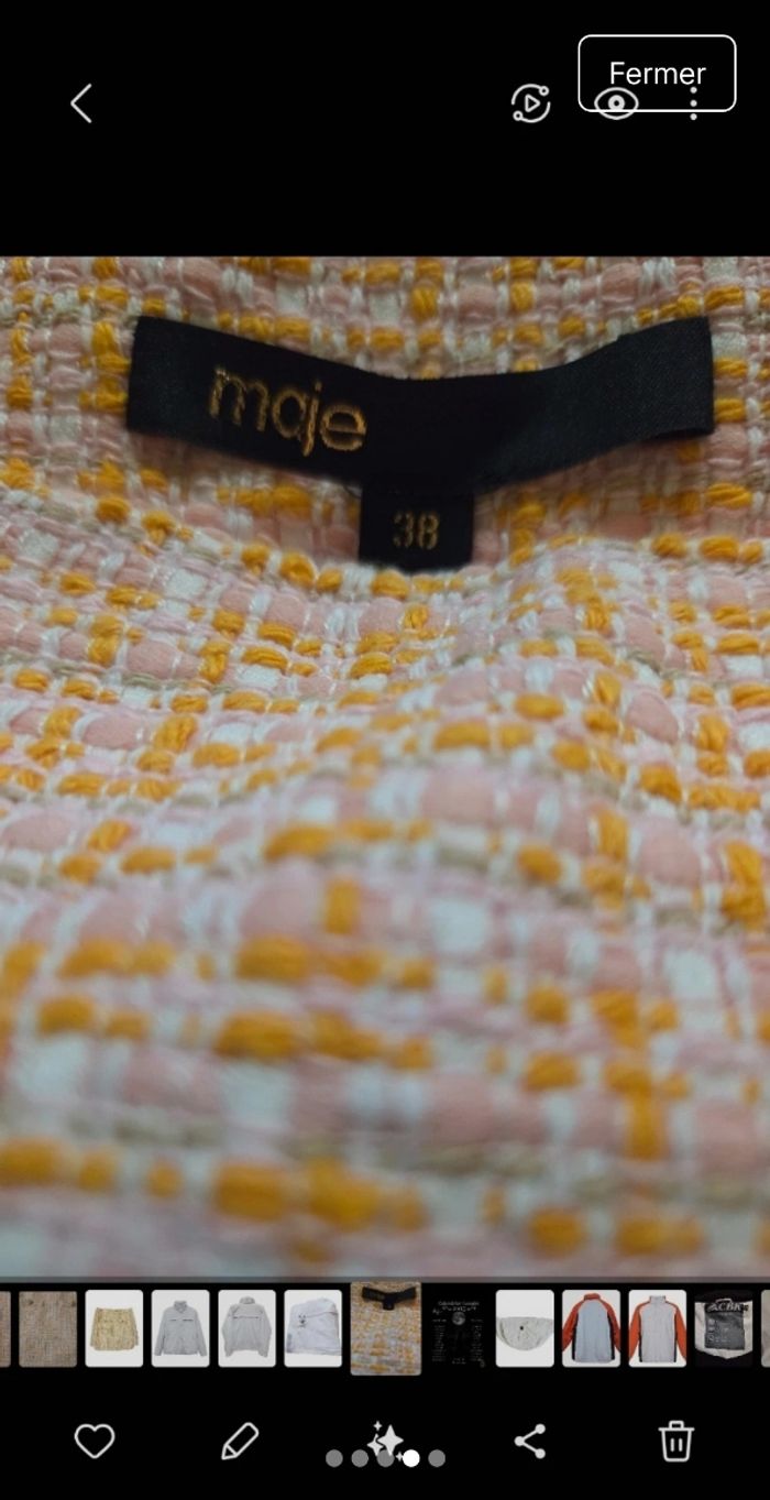 Jupe tweed maje - photo numéro 4