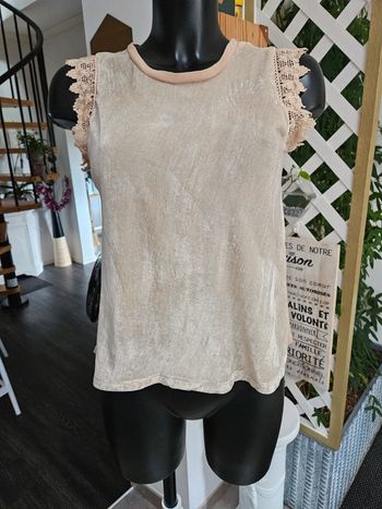 Zara blouse bimatiere taille S