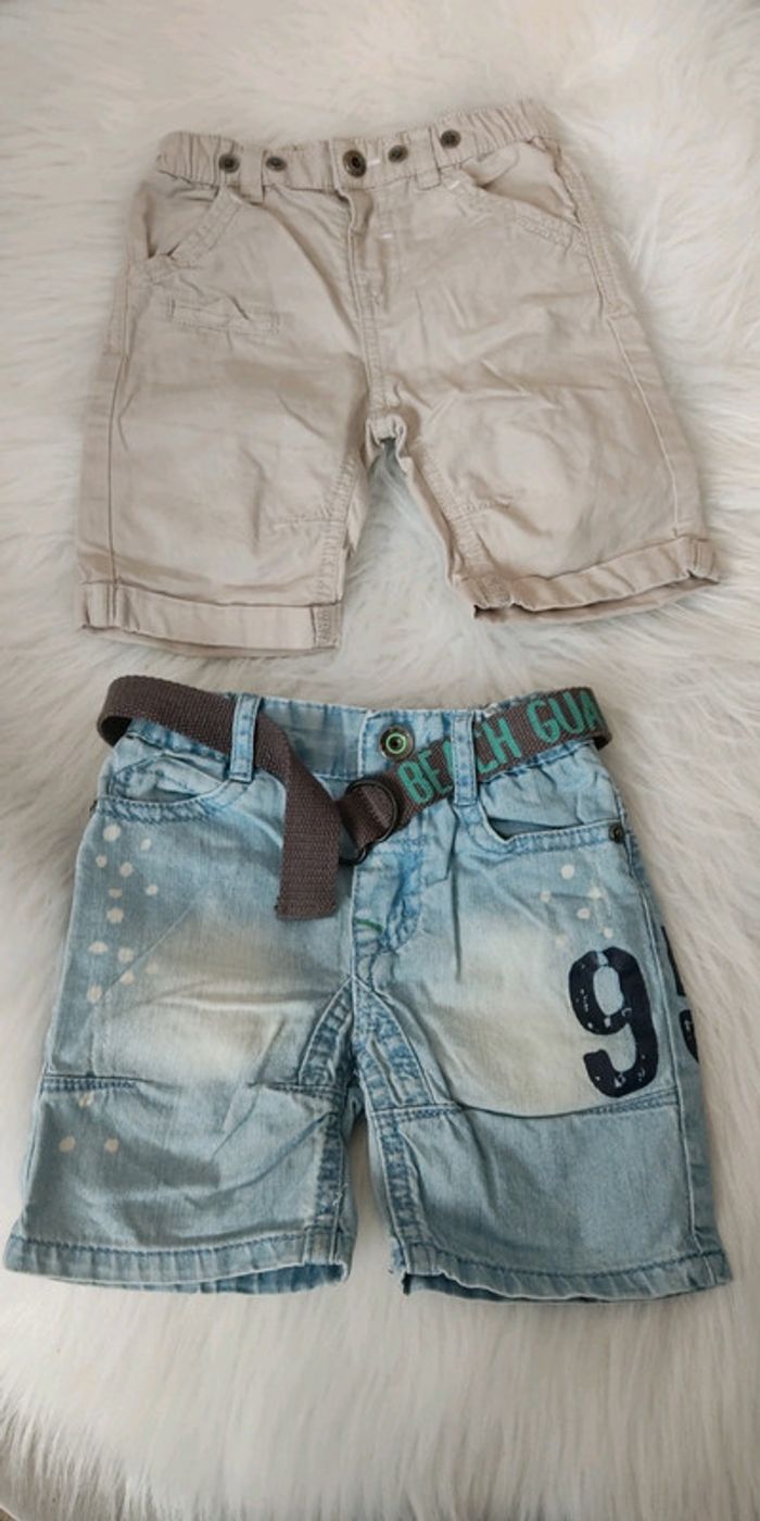 Lot de 2 shorts/bermuda