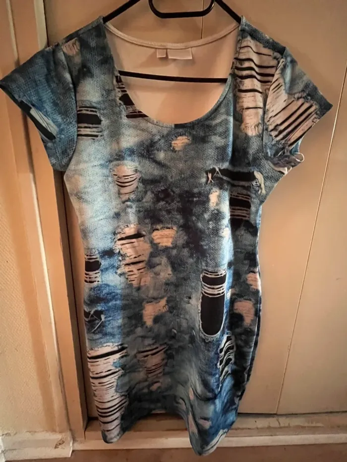 Robe effet jean Rainbow taille 42/44