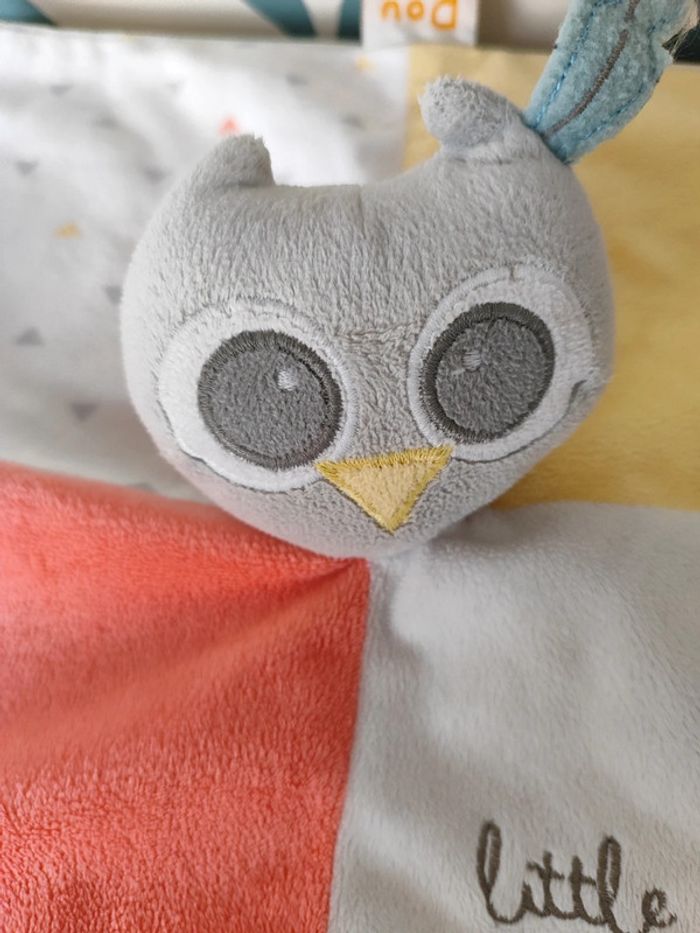 Doudou plat hibou doukidou - photo numéro 3