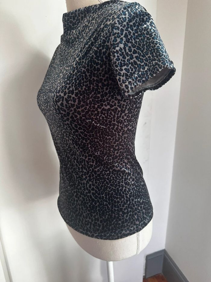 T-shirt col bateau motif panthère Taille XS 🐆 - photo numéro 10