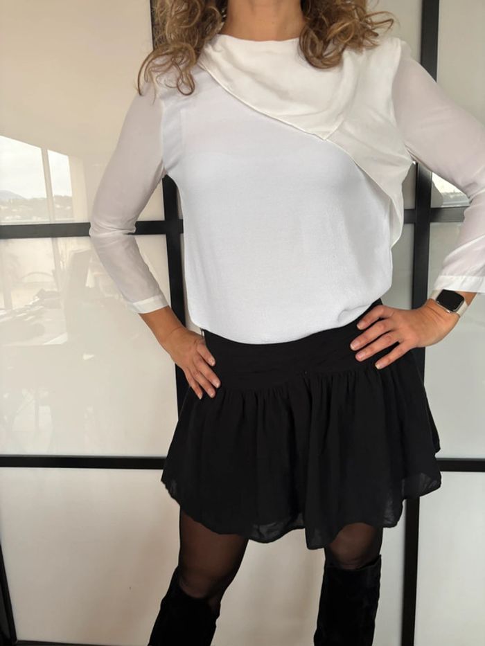 Élégante blouse blanche Sandro