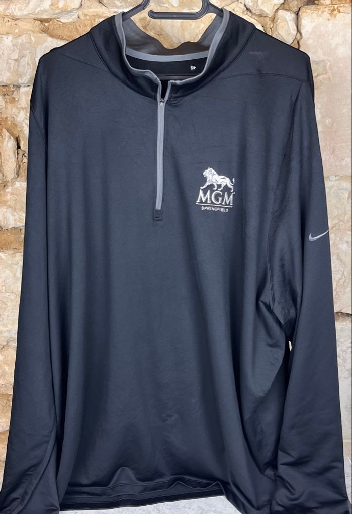 Veste Nike Golf 1/4 Zip Dri-Fit noire taille XL – très bon état - photo numéro 2