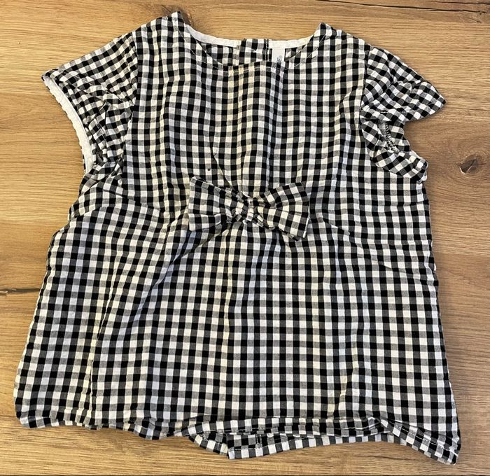 Chemise Blouse à Carreaux Fille Taille 3 ans Idexe