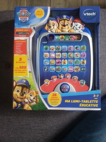 Ma Lumi-tablette éducative Pat Patrouille neuve