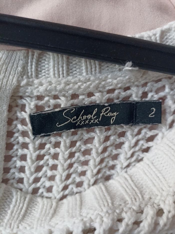 Pull en maille ajourée School Rag - photo numéro 3