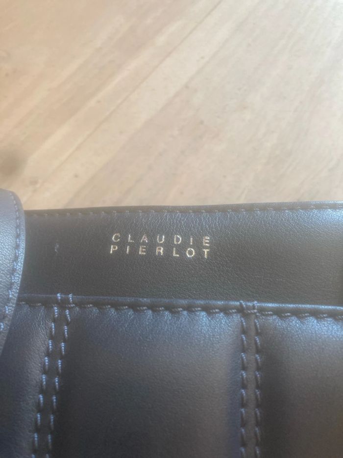 Sac Claudie Pierlot couleur bleu - photo numéro 10