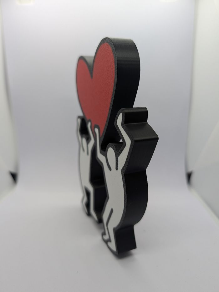Keith Haring love coeur figure - photo numéro 2