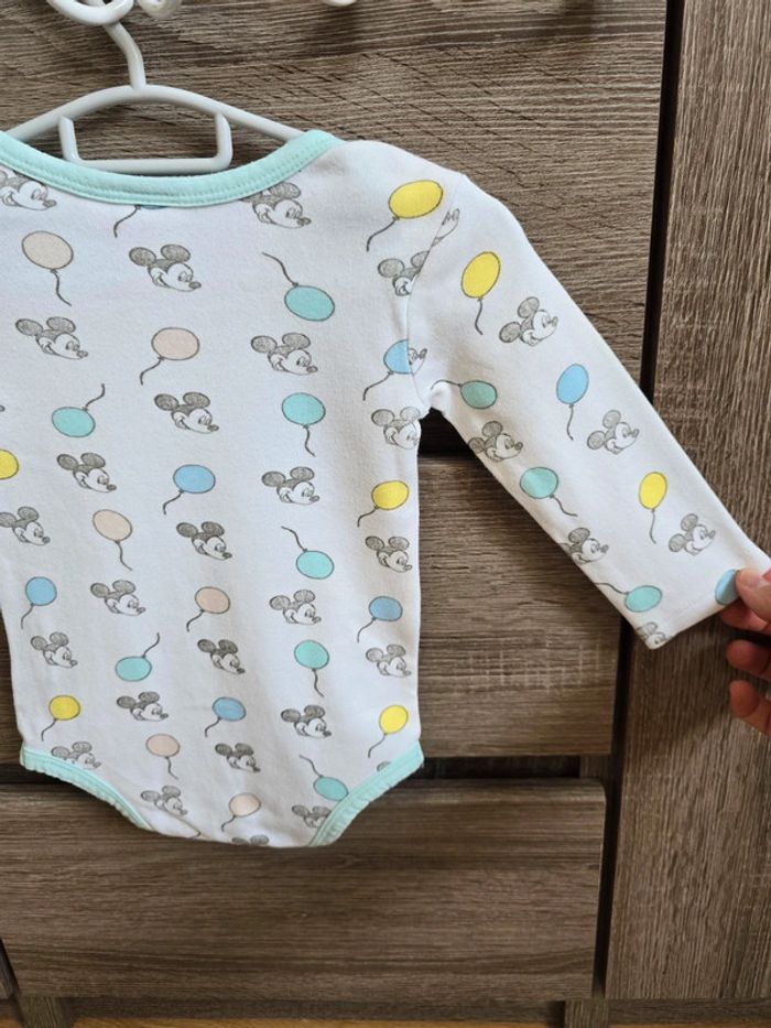 Vêtement Bébé - Bodies Mickey - Disney - 12 mois - photo numéro 8
