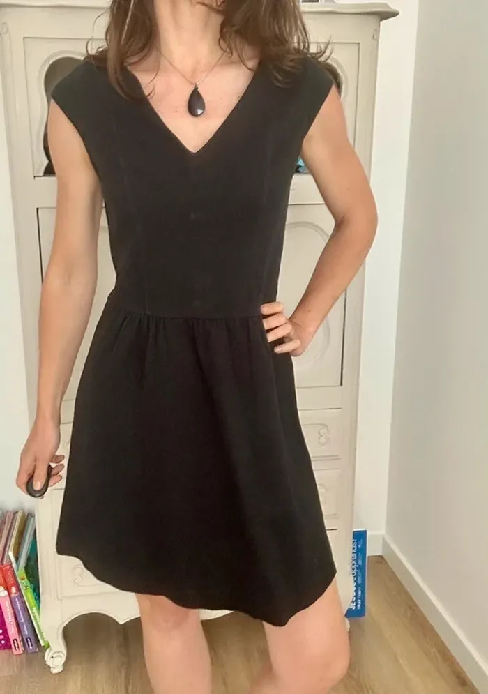 Petite robe noir i code by IKKS taille 36 , S , 1