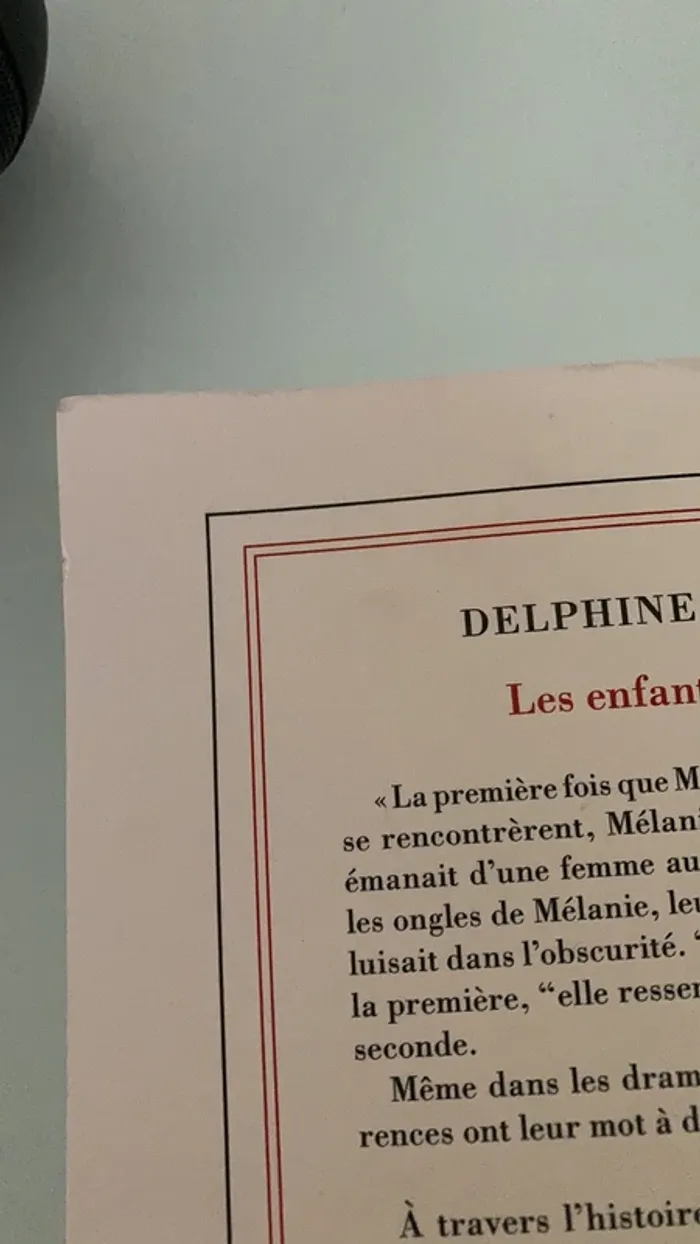 Livre Les enfants sont rois Delphine De Vigan Gallimard - photo numéro 4