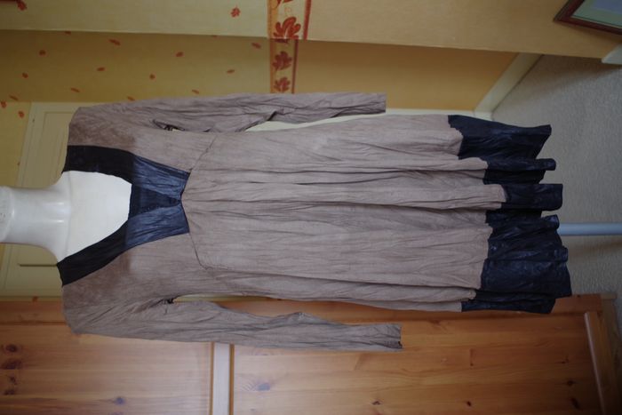 LAUREN VIDAL - Robe Marron/Acier TM