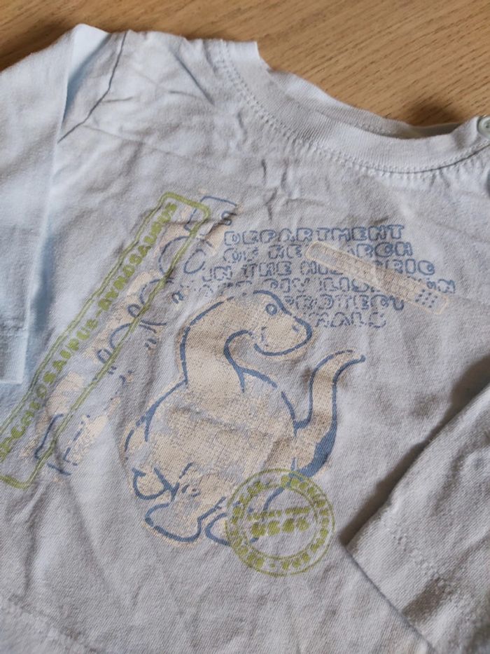 Tee-shirt ML garçon 6 mois (78) - photo numéro 2