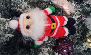 petite peluche Père Noël