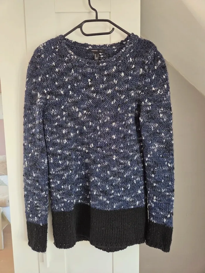 Pull vintage hiver femme taille 38 Mango - photo numéro 2