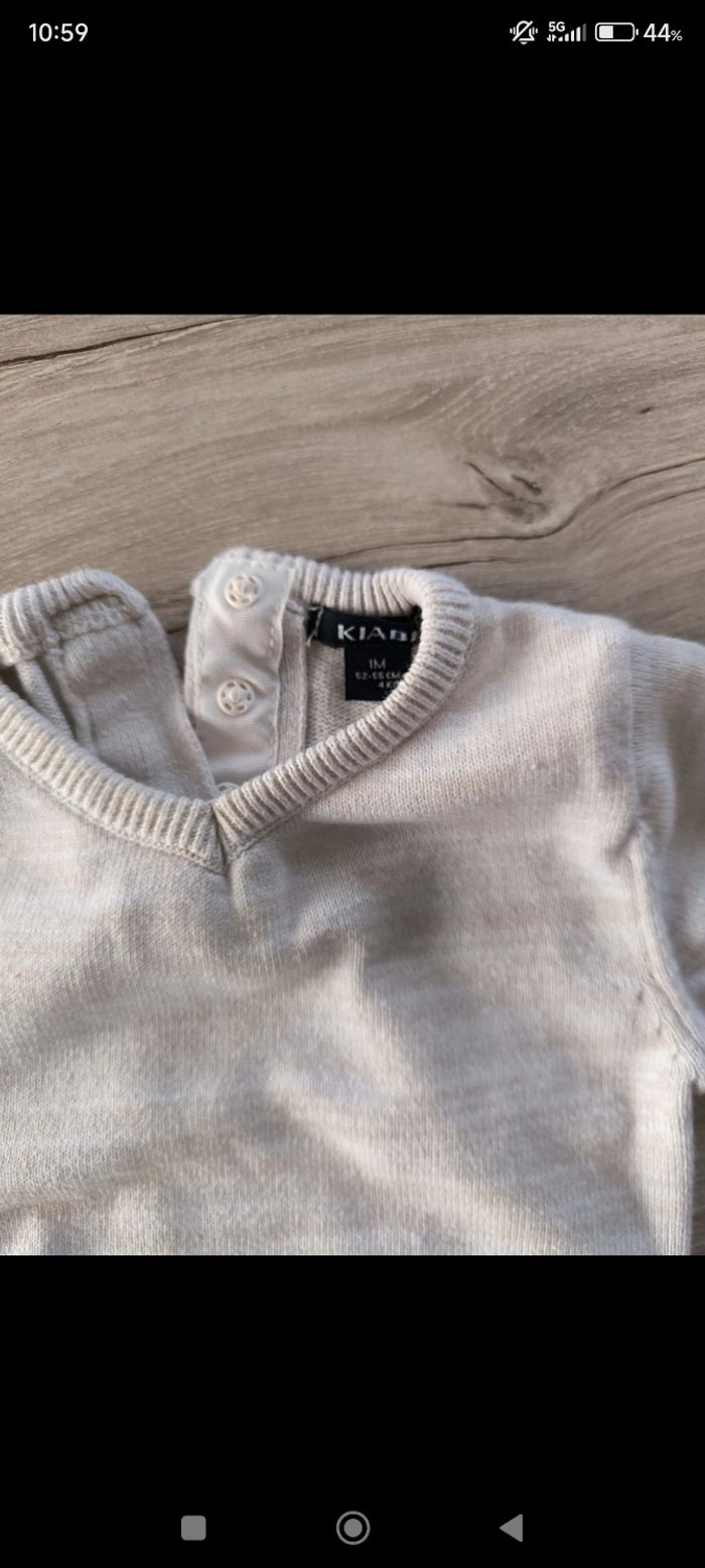 Pull taille 1 mois - photo numéro 3