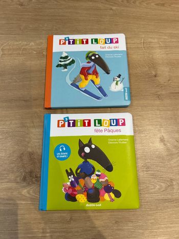Lot de 2 livres de P’tit loup