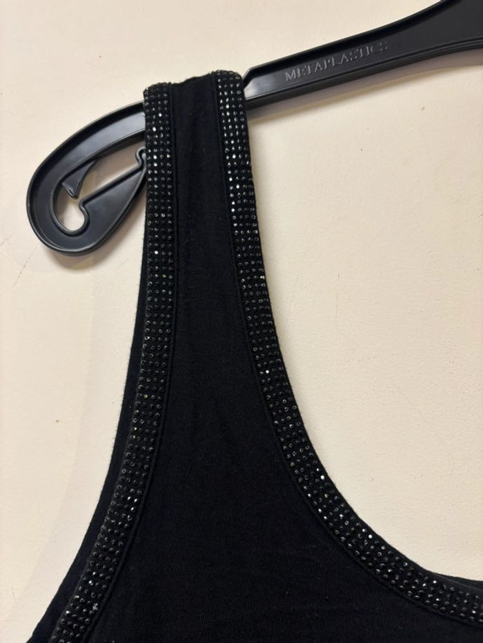 Joli débardeur noir avec strass Sora taille 34 - photo numéro 3