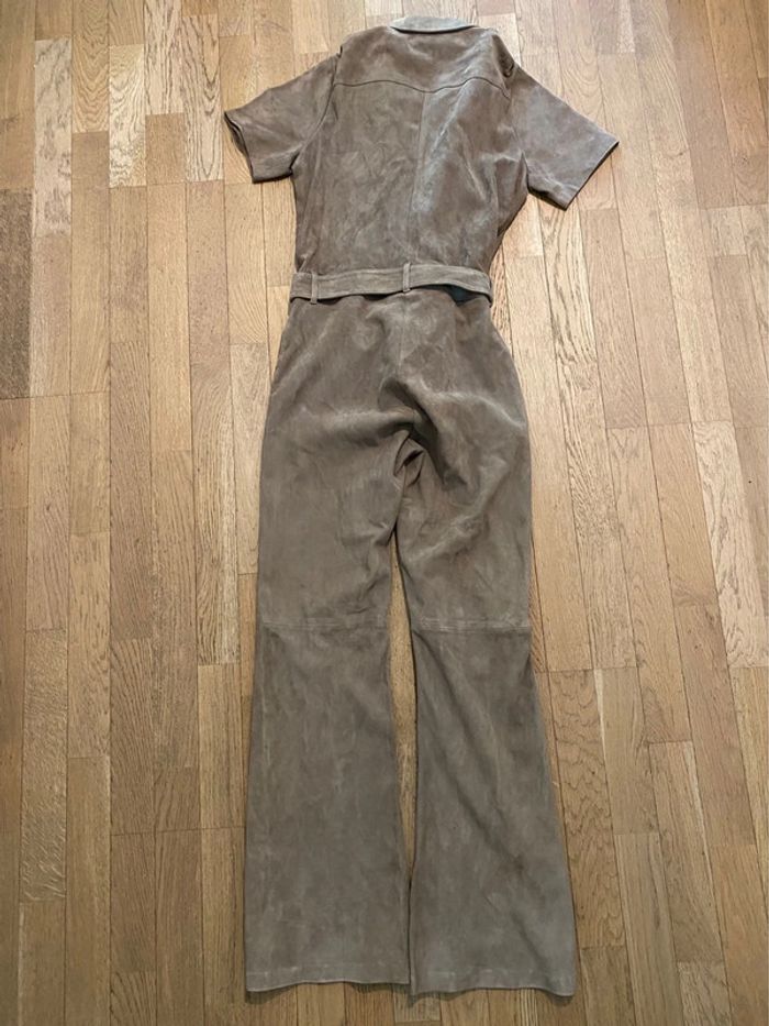 Combinaison Camelia en cuir beige Zapa taille 38 neuve avec étiquette - photo numéro 8