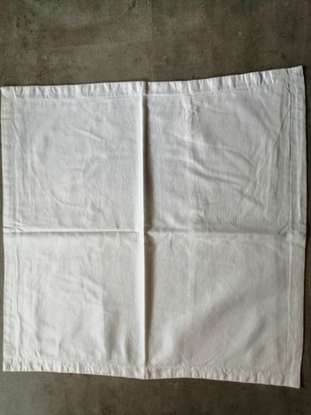 lot de 2 taies d'oreiller blanche nid d'abeille