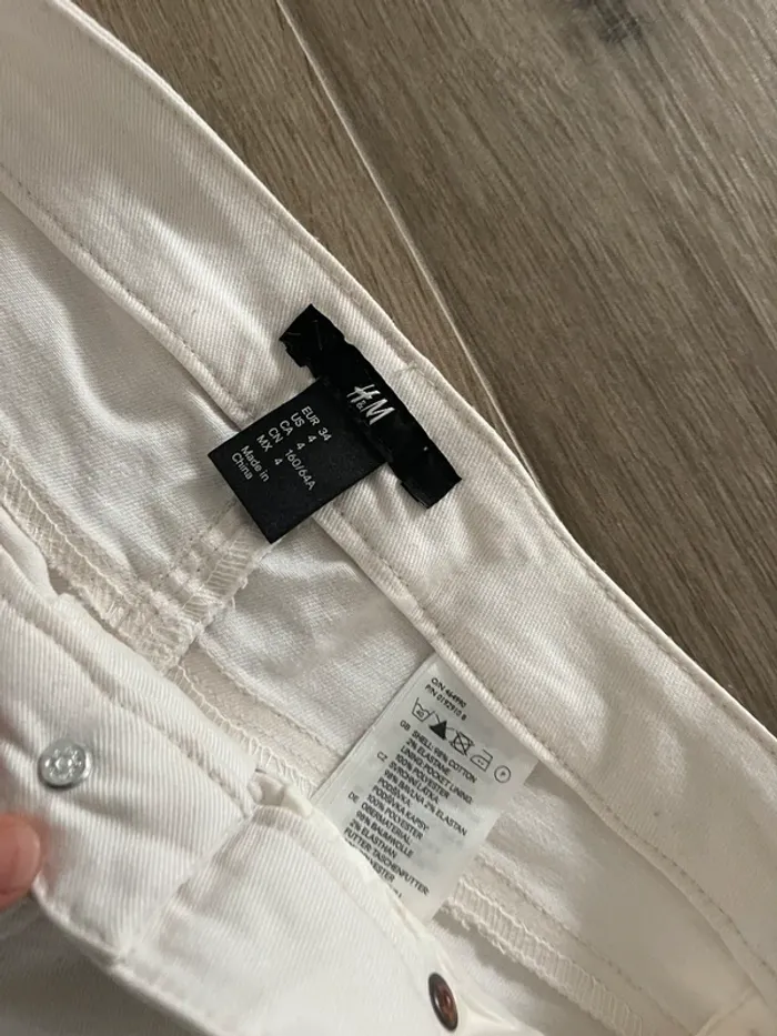 Short blanc h&m 34 - photo numéro 2