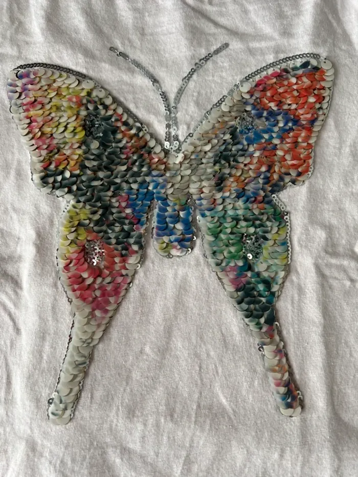 Tee shirt papillon - photo numéro 2