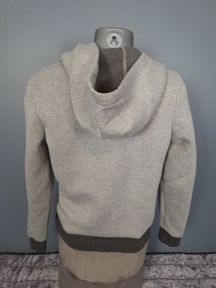 sweat a capuche / hoodie full zip Jules grise homme - taille S ( 61) - photo numéro 6
