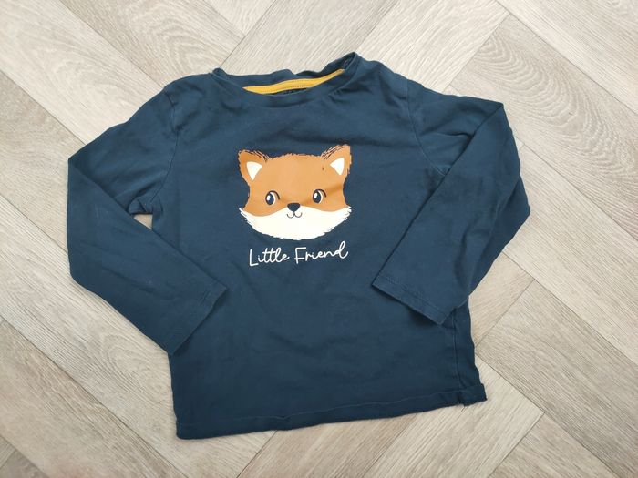 Pull rayures et tee-shirt manches longues renard 36 mois - photo numéro 5