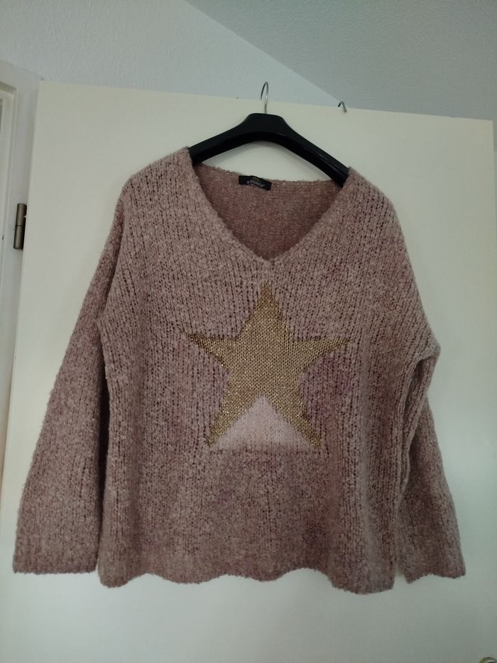 Pull laine ( grande taille) MARGUERITTA - photo numéro 7