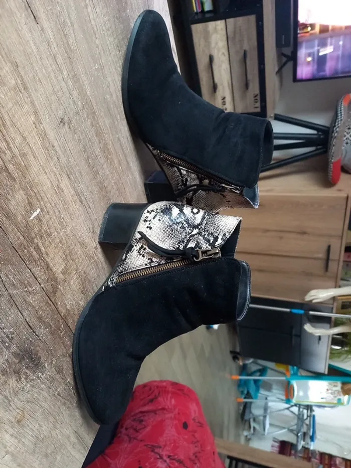 Bottines noir T41 - photo numéro 5