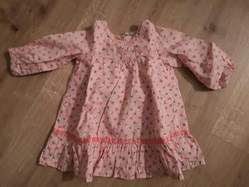 Robe en coton manche longue