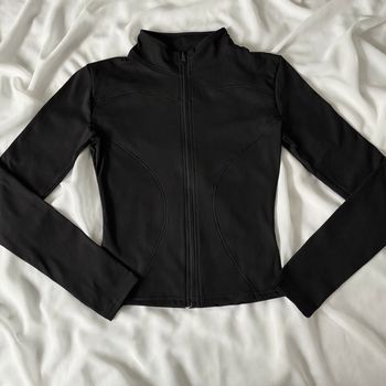 Gilet de sport tech zippé noir taille S (fitness/yoga/Pilates)