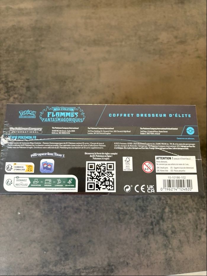 Pokémon Coffret ETB Flammes Fantasmagoriques ME02 - photo numéro 3