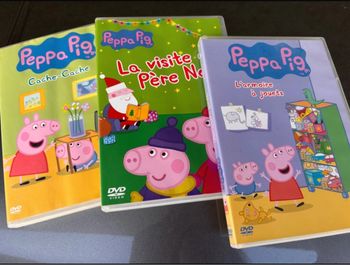 Lot 3 dvd peppa pig