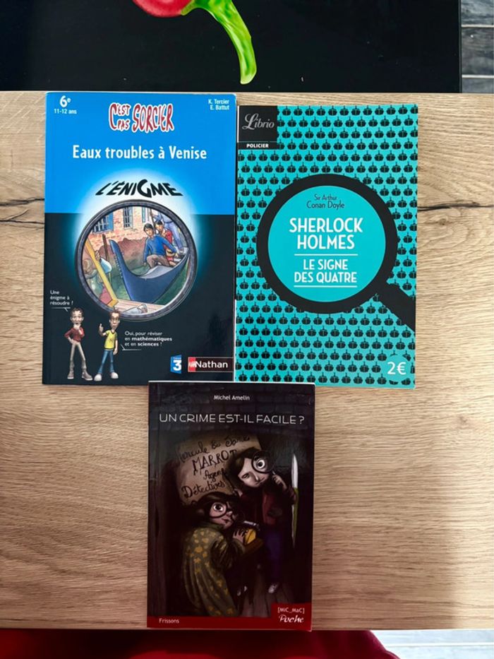 Lot de livres Énigmes pour enfants