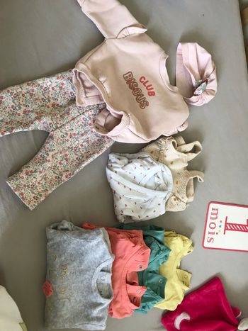 Lors vêtements bébé 1 mois